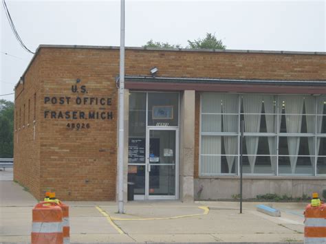 fraser mi post office|fraser post office phone number.